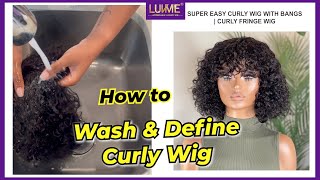 How to Wash & Define Curly Wig丨Straight Out of Box丨LUVME HAIR screenshot 1