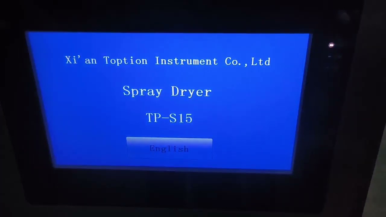 TP S15 spray dryer with dust removal device