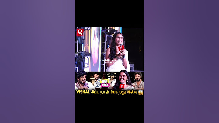Vishal -கிட்ட நான் பேசுறது இல்ல😱...| Tharshika | Vishal | Ranaav | Bigg Boss