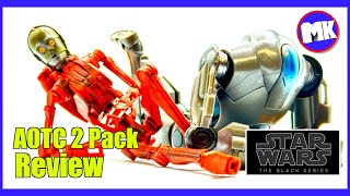 Star Wars The Black Series Attack of the Clones Two Pack Review
