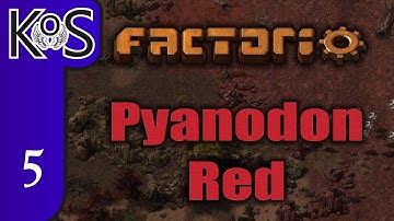 Factorio Pyanodon Red Ep 5: MALL CONSTRUCTION - 0.16 - Gameplay, Let