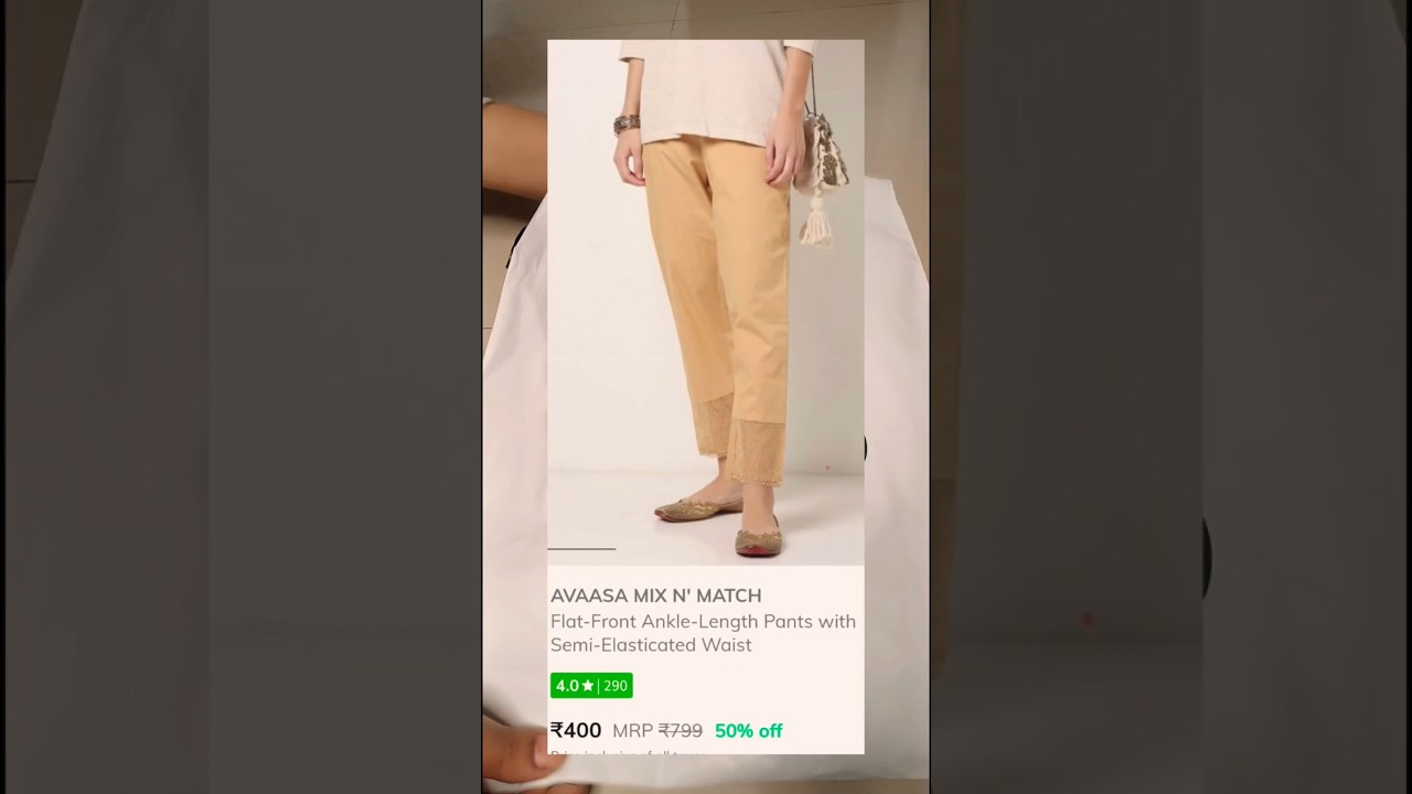 Ajio bottom wear haul 