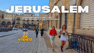 Why Millions Visit Jerusalem 🇮🇱  Evening Walk Through History | 4K HDR