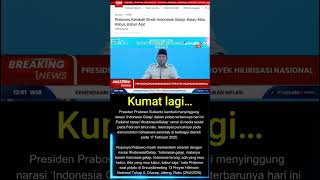 Lu Juga Kan Dulu Kabur Ke Arab prabowo jordan kabur indonesia gelap