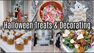 Halloween Treats & Decorate With Me!  A Couple Healthier Options Too For Movie Night or Thanksgiving