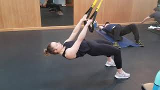 TRX Row with external rotation