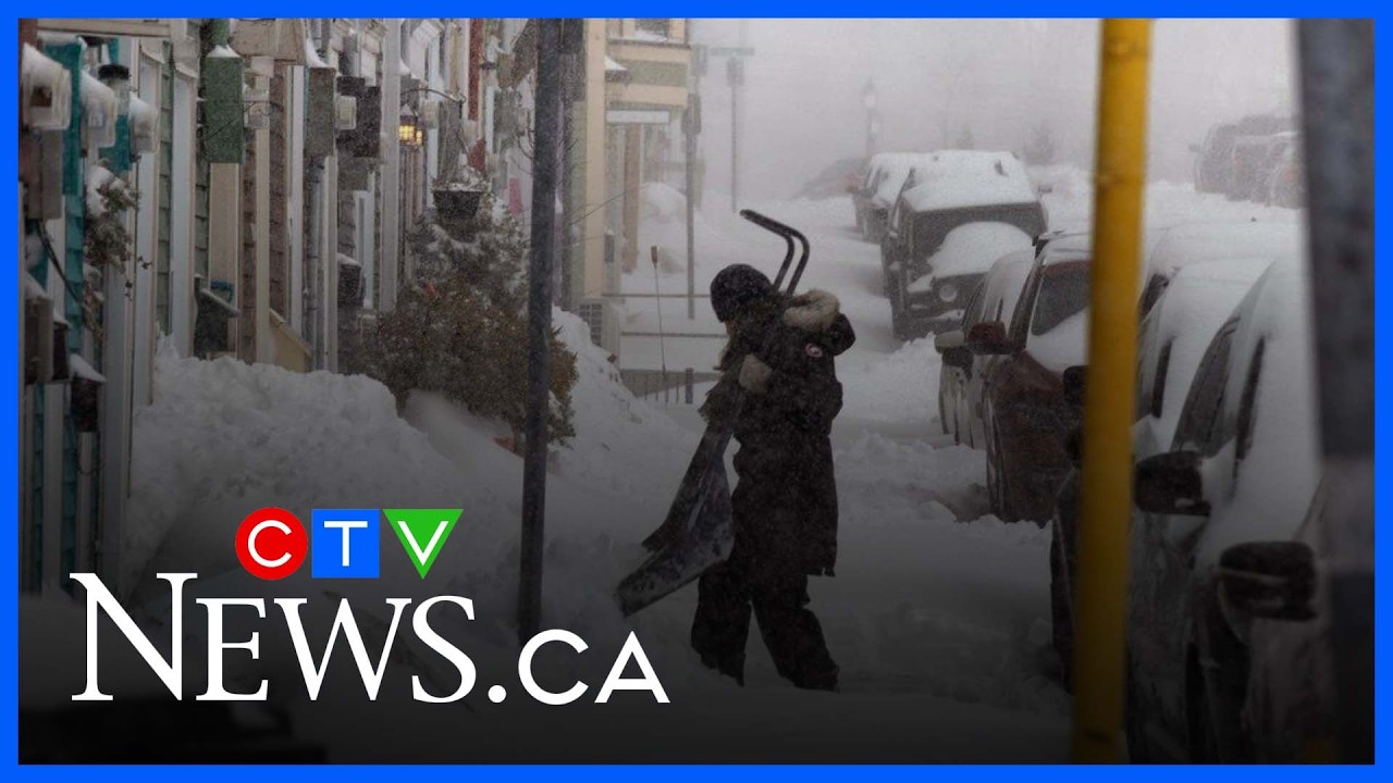 Parts of Atlantic Canada face upwards of 50 centimeters of snow amid ...