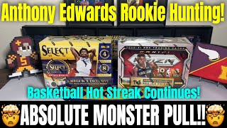 **ABSOLUTE MONSTER PULL!!!**Anthony Edwards Rookie Card Hunting! From A Box I've Had For 3+ Years!