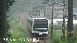 ＪＲ水戸線　2011/06/11　普通列車（E531系代走）