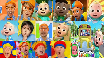 Blippi dinosaur & Cocomelon wheels on the bus & Ryan’s World & D Billions | Kuliki Taka Ti
