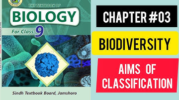 Aims of Classification, class 9th, biology lecture Sindh text book, study skills.