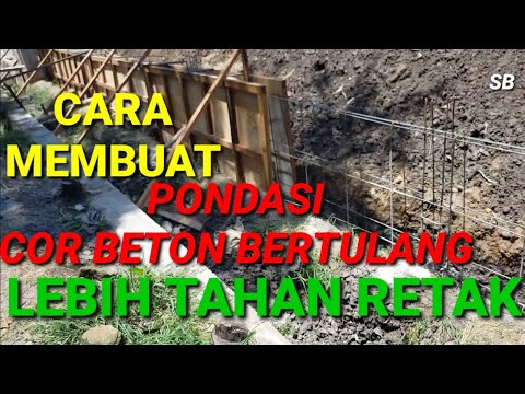 Video: Bagaimana Anda membangun fondasi dinding blok beton?