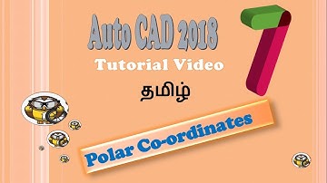 Auto CAD 2018 | Tamil Tutorial 7 | Polar Coordinates