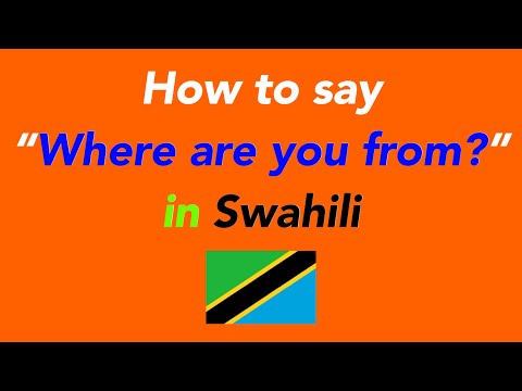 Video: Waar kom swahili vandaan?