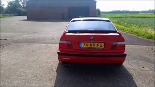 BMW M3 E36 Hellrot on OZ hartge