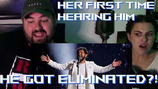 Showing my wife GABRIEL HENRIQUE for the first time - AGT Qualifiers "Something Beautiful"