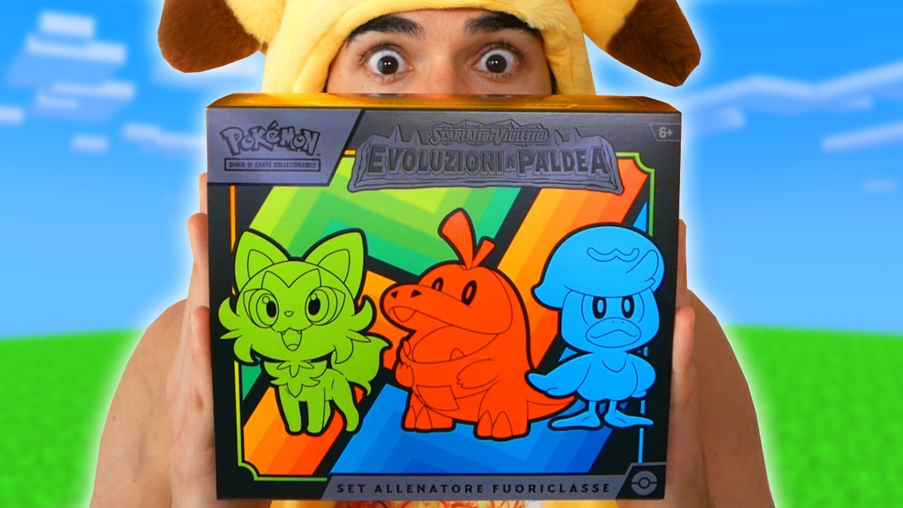APRO IL NUOVO SET ALLENATORE DI EVOLUZIONI A PALDEA DI POKEMON!! - YouTube