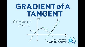 The Gradient of a Tangent , how to find it using diffrentiation method (Calculus)