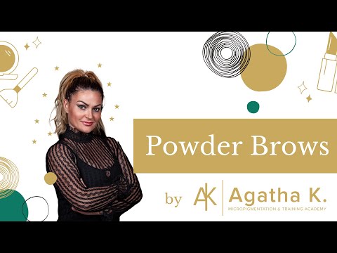 Powder Brows (Permanent Makeup) Procedure by Agatha K.