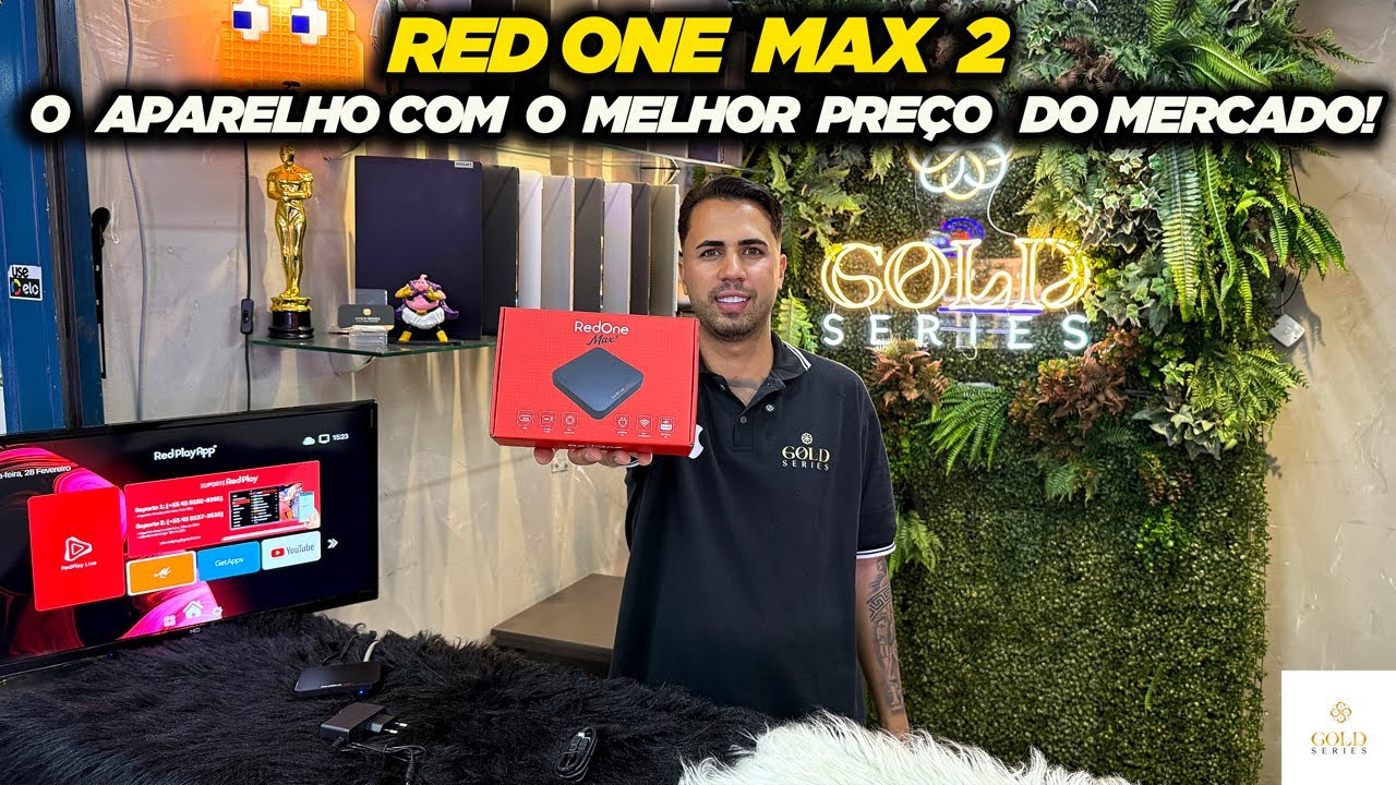 RED ONE MAX 2 - O APARELHO COM O MELHOR PREÇO DO MERCADO! GOLD SERIES ...