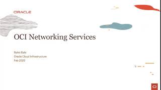 Foundations - Part 3 - OCI Networking Services