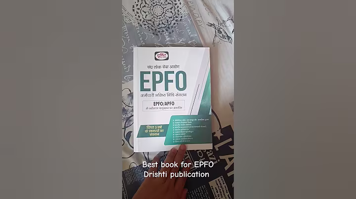 Best Book for EPFO Exam 2023