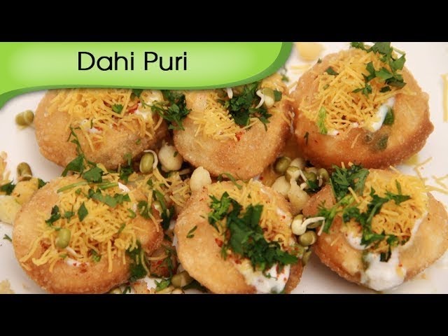 Dahi Puri Recipe | How To Make Dahi Puri Chaat | Indian Curd Canape | Fast Food Recipe by Ruchi | Rajshri Food