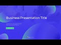 Business Presentation Presentation Animated Slides in PowerPoint