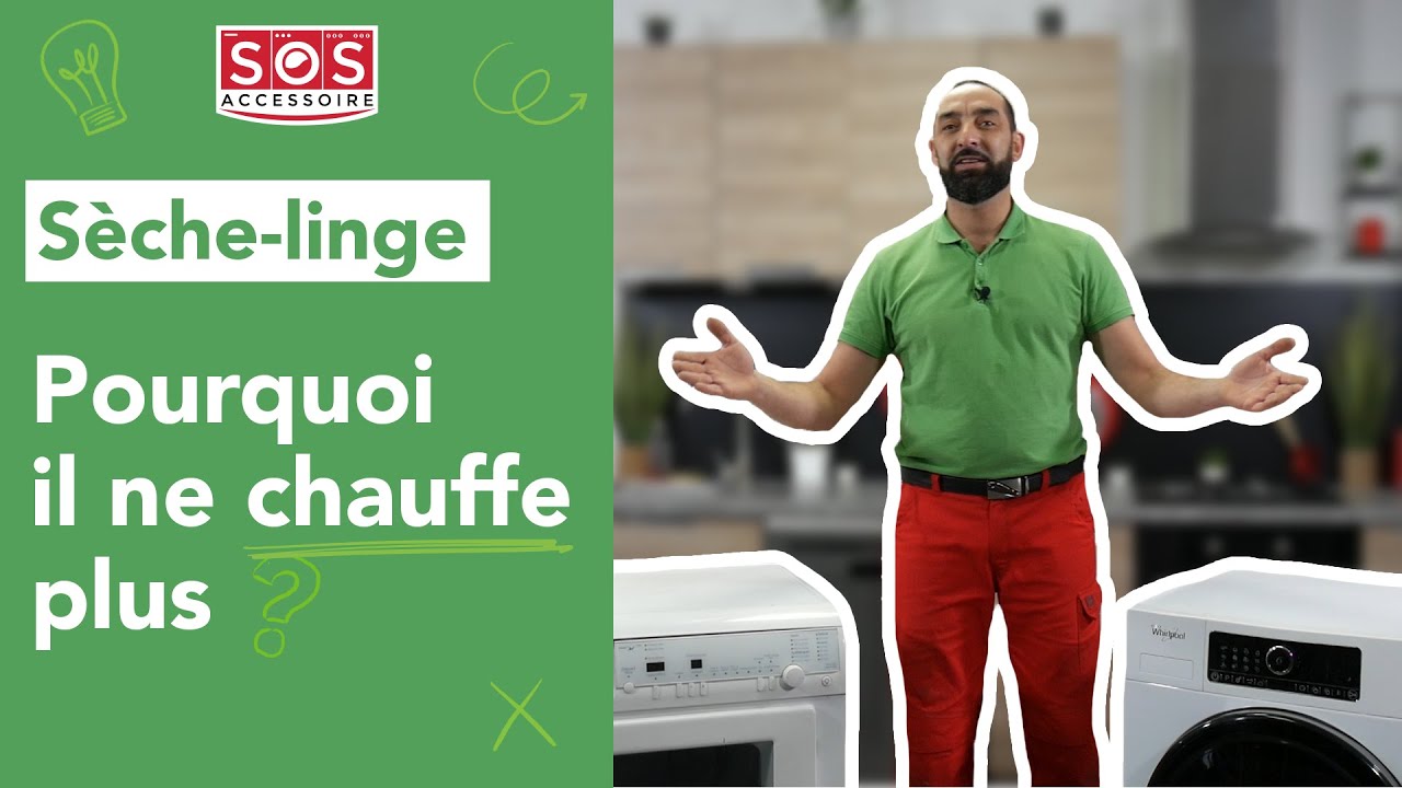 ❄ Mon sèche-linge ne chauffe plus ! Tous les éléments à vérifier pour  trouver la cause ! - YouTube