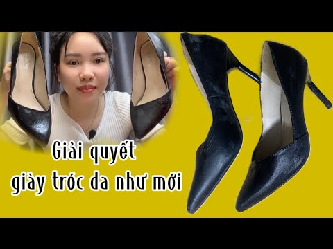 Video: Cách sửa chữa giày bị bong tróc (da giả & da bị nứt)