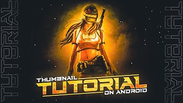 Create This Dope Thumbnail On Android ! How To Make This PUBG Thumbnail On PSCC | By Nitzex