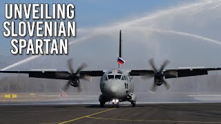Unveiling the First Slovenian 🇸🇮 C-27J Spartan  'Martin Krpan'