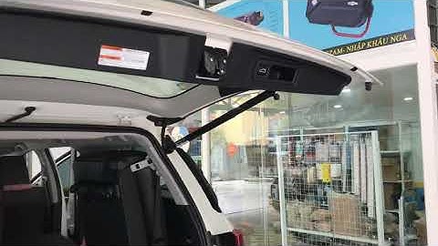 Lắp cốp điện cho Fortuner 2019 máy xăng mới nhất || Rambo Auto