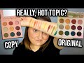 REALLY, HOT TOPIC?? MY COLOURPOP PALETTE WAS "DUPED" .. TESTING THEM SIDE BY SIDE