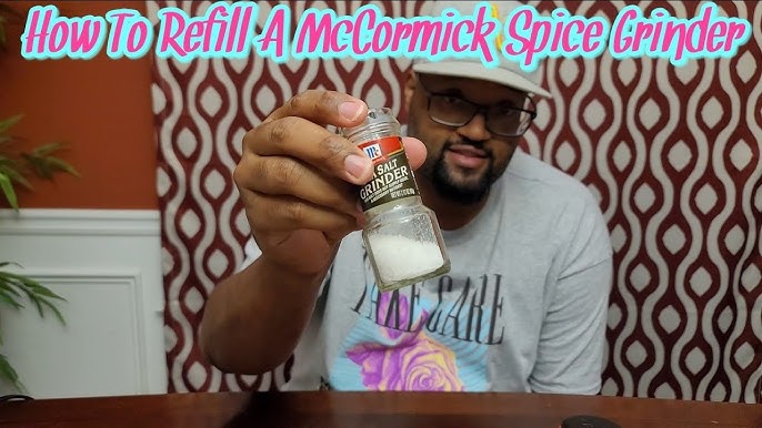 How to open & refill disposable salt or pepper grinder - Stonemill,  McCormick, Kirkland, Costco, etc 