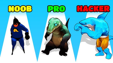 Power Rush 3D Gameplay - NOOB vs PRO vs HACKER (iOS/Android)