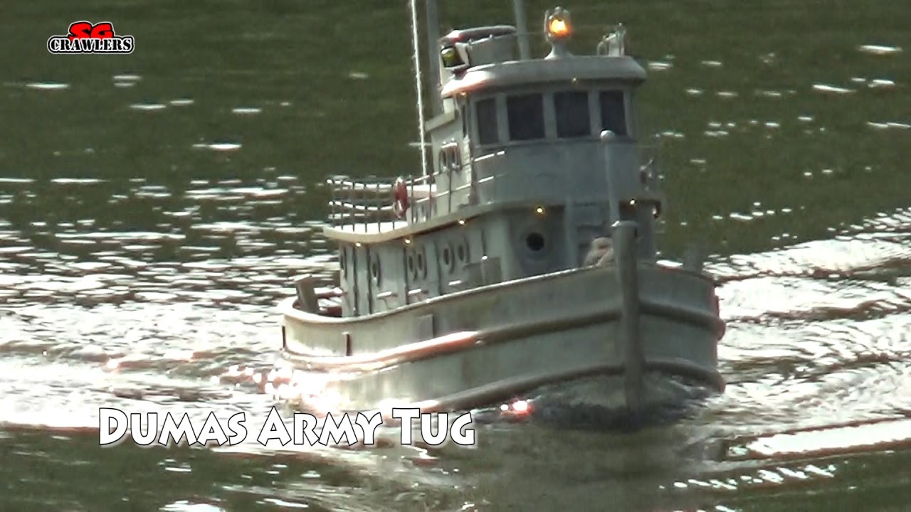 scale u. s. army tug st-74 kit #1256 rc tugboat with diy
