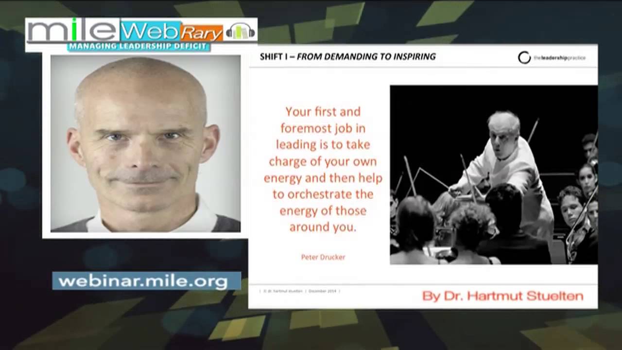 The Difference between Demanding and Inspiring | Dr Hartmut Stuelten