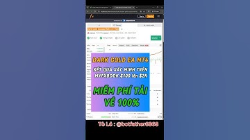 Review Dark Gold EA MT4 chỉ $100 lên $2K trên MyFxBook Real siêu ngon #forex #mt4 #trading