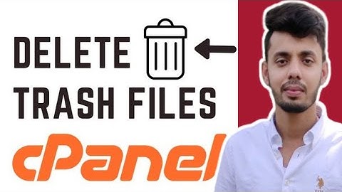 How To Delete Trash Files From Cpanel - Cpanel Tutorial