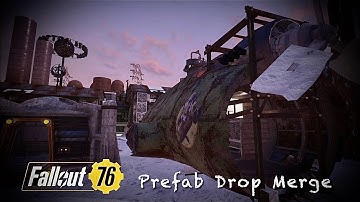 FALLOUT 76 CAMP Tutorial I Prefab Drop Merge