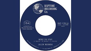 Video thumbnail of "Jalen Ngonda - Here To Stay"