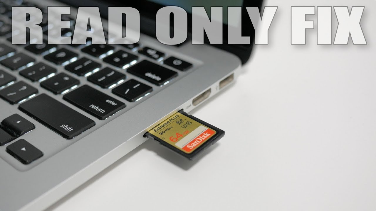 MacBook Pro SD Card Read Only Problem Solved YouTube