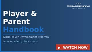 Player & Parent Handbook | TAOU Player Development Program.