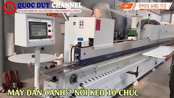 MÁY DÁN CẠNH 2 NỒI KEO 10 CHỨC NĂNG – MICHAEL 4CR | Máy chế biến gỗ Việt Nam