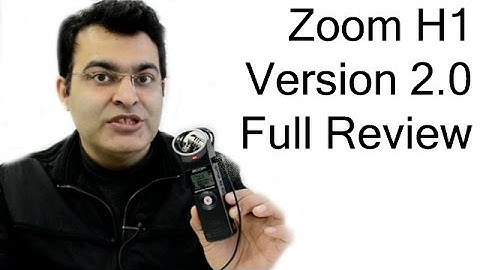 Zoom H1 Version 2.0 Full Review With Audio Test Samples