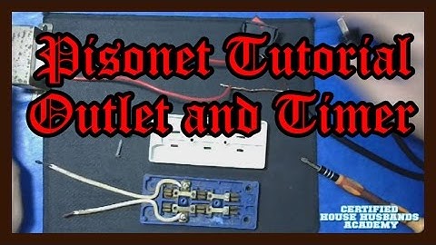 Pisonet Tutorial - Outlet and Timer Wiring
