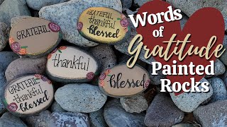 Rock Painting - Words of Gratitude