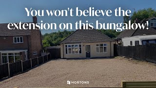 You won't believe the extension on this bungalow! | Hortons Estate Agents