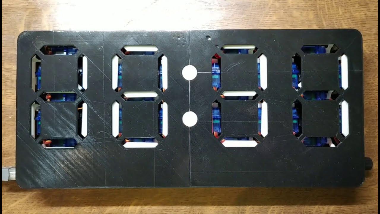arduino servo clock YouTube